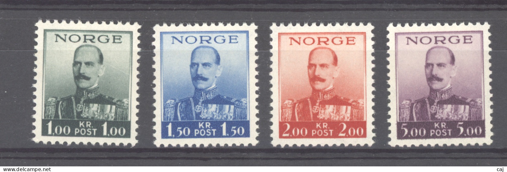 Norvège  :  Yv  183-86  * - Unused Stamps