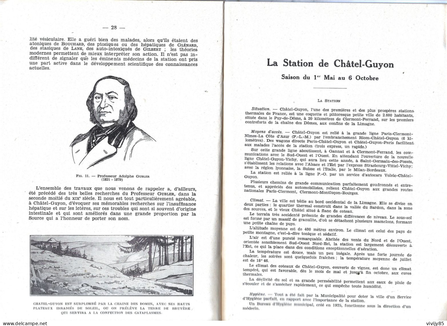 63 - Périodique N° Spécial " CHATEL GUYON THERMAL " - 1931