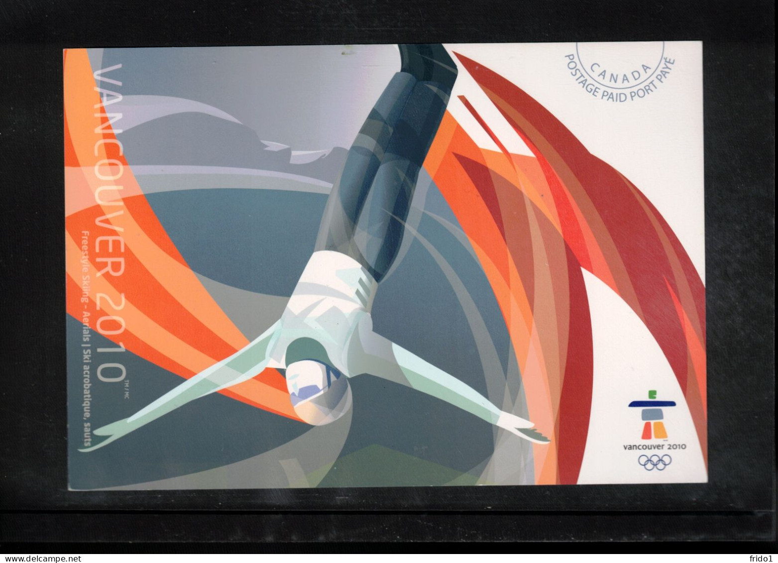 Canada 2010 Olympic Games Vancouver - FREE STYLE SKIING:SKI CROSS Interesting Postcard - Invierno 2010: Vancouver