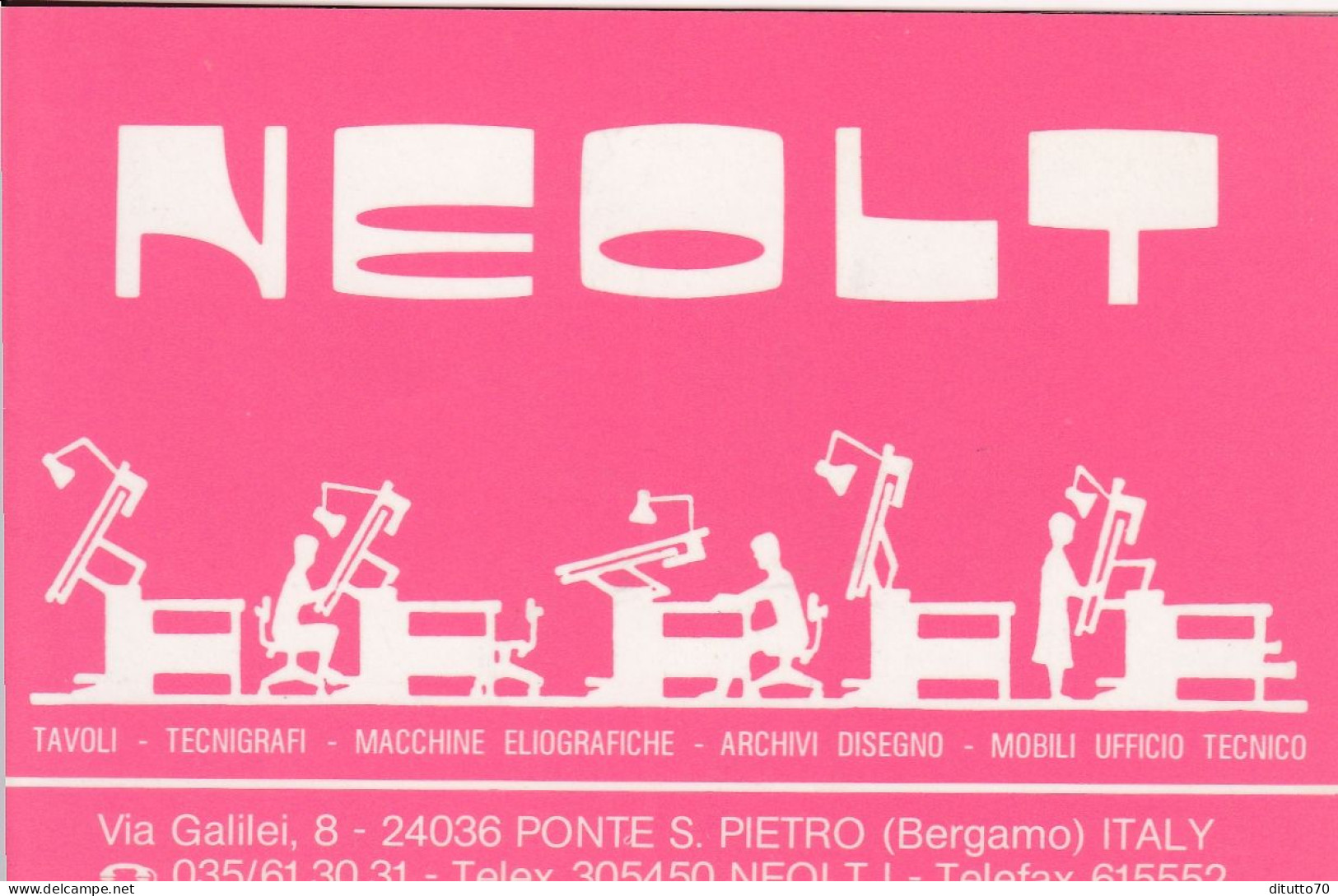 Calendarietto - NEOLT  - Ponte S.pietro - Bergamo - Anno 1990 - Small : 1981-90