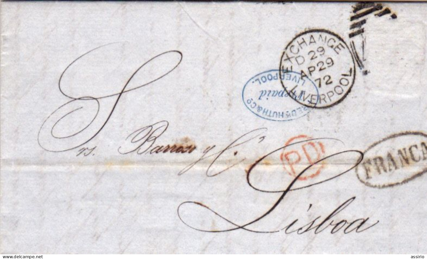 Portugal   7 Cartas  Antigas 5 Enviadas Para Lisboa - ...-1853 Vorphilatelie