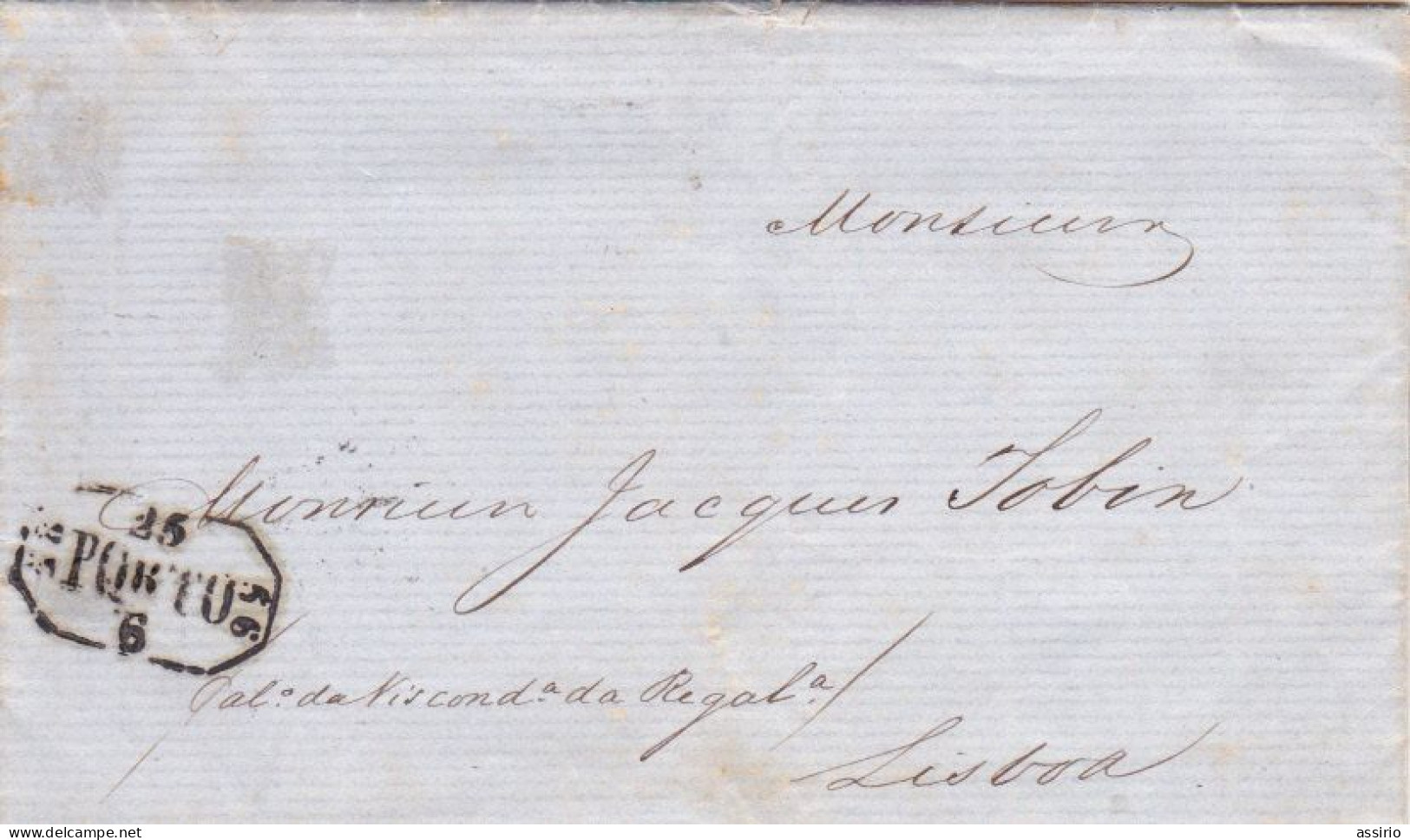 Portugal   7 Cartas  Antigas 5 Enviadas Para Lisboa - ...-1853 Préphilatélie