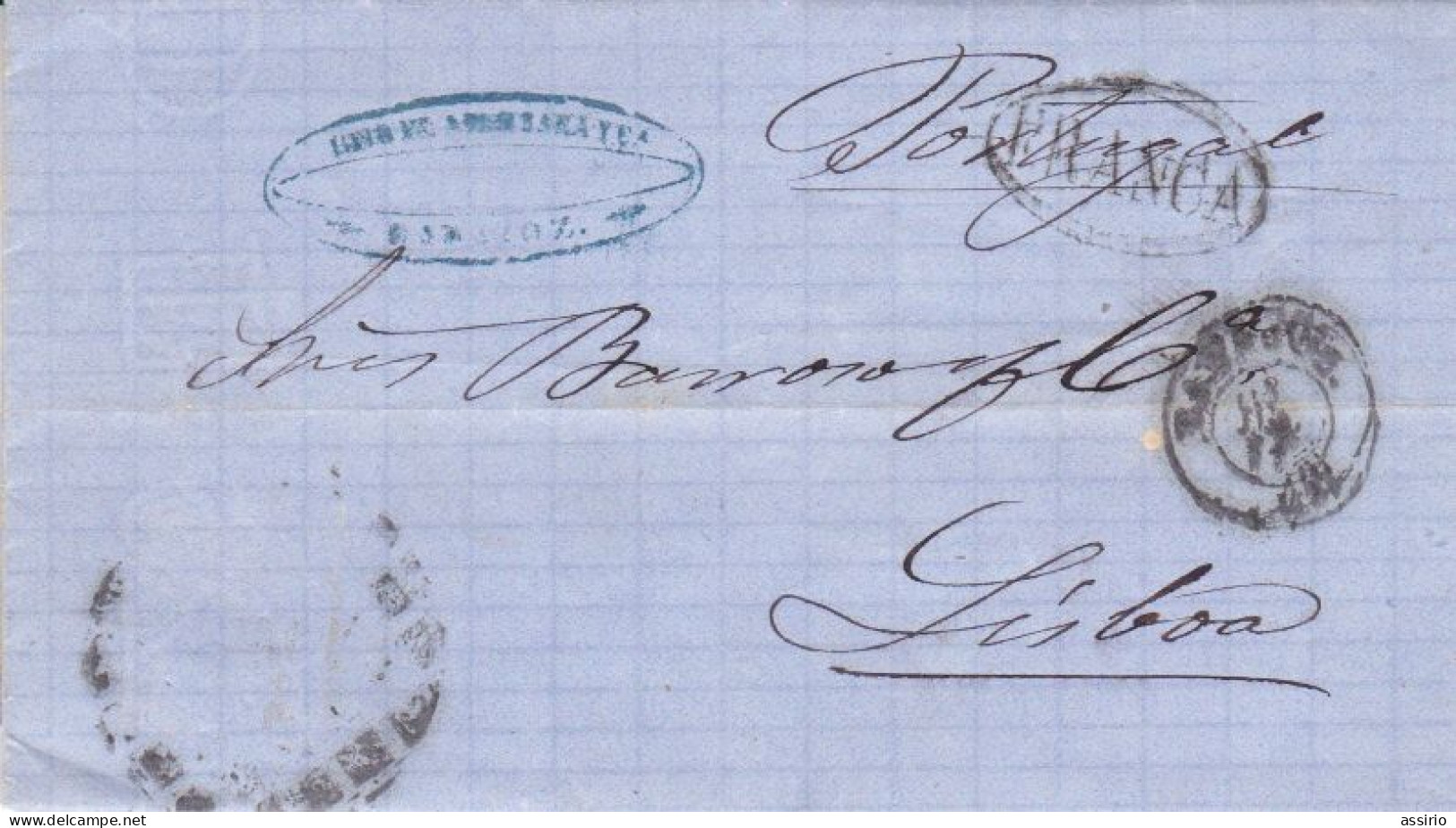 Portugal   7 Cartas  Antigas 5 Enviadas Para Lisboa - ...-1853 Préphilatélie