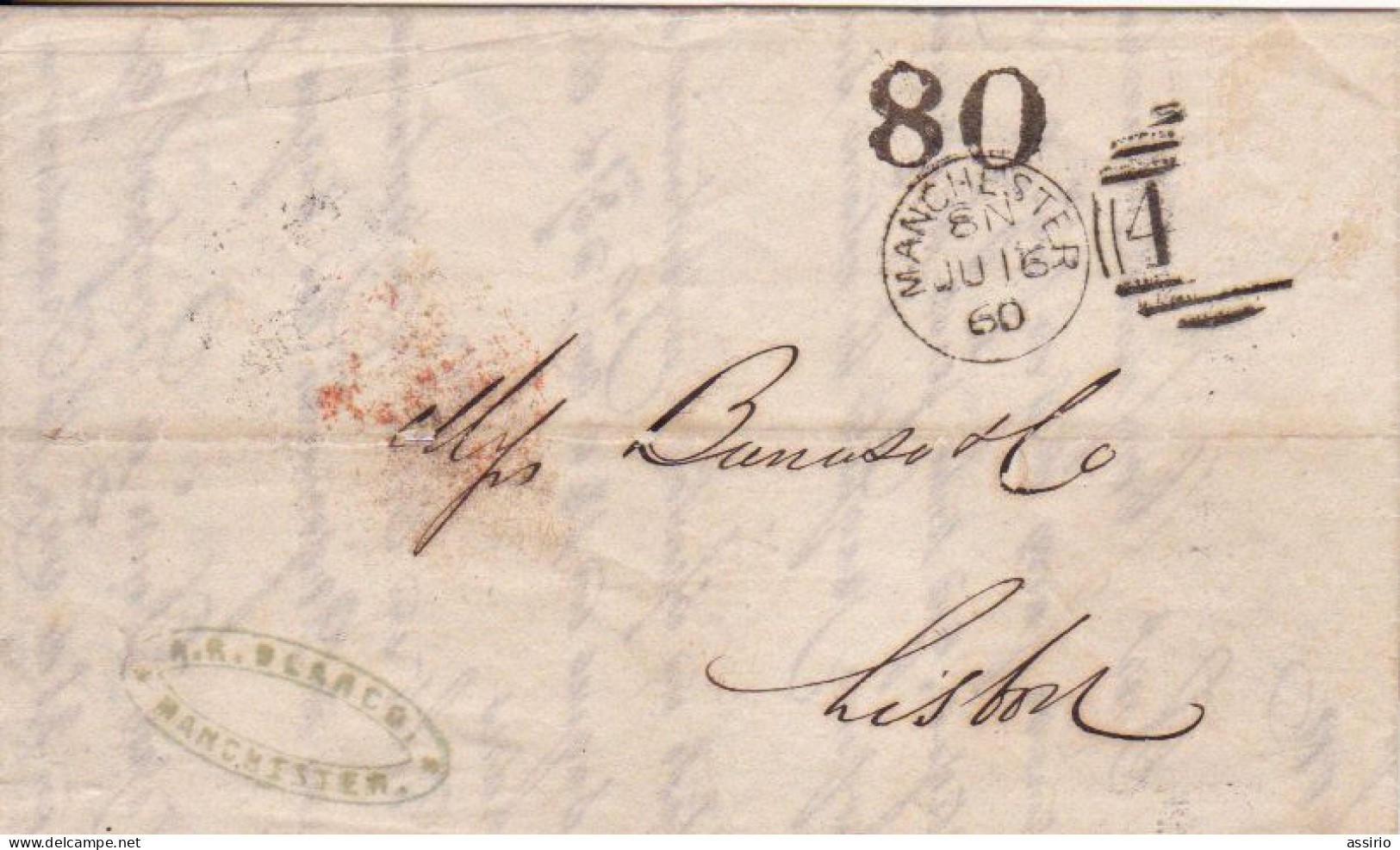 Portugal   7 Cartas  Antigas 5 Enviadas Para Lisboa - ...-1853 Prefilatelia
