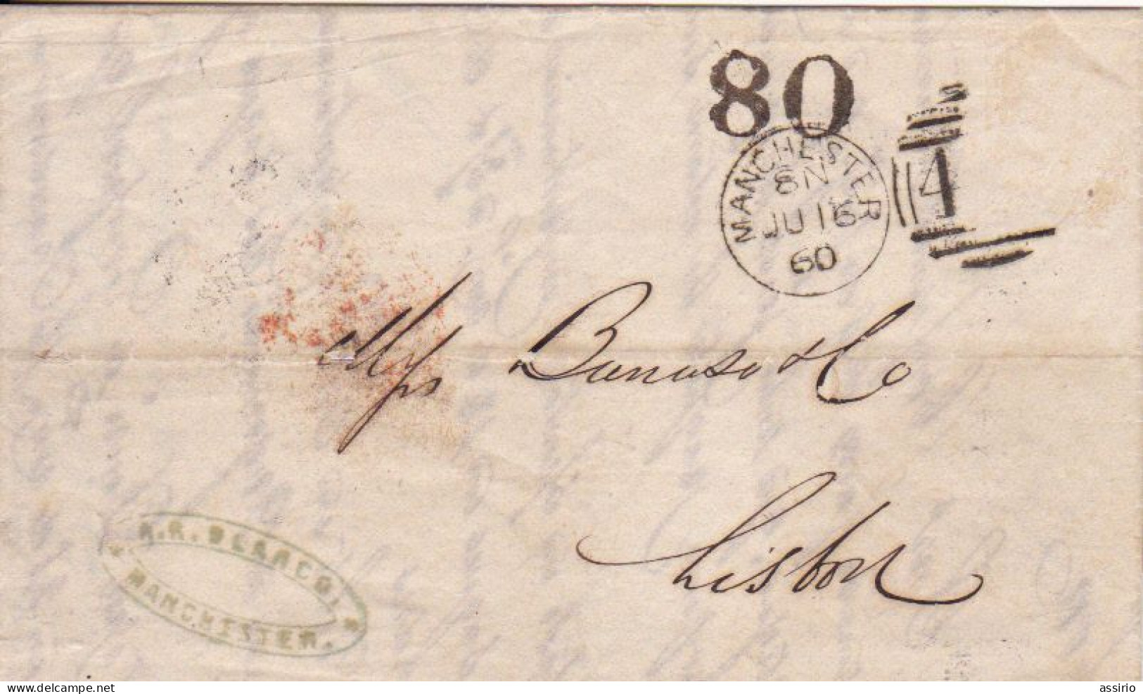 Portugal   7 Cartas  Antigas 5 Enviadas Para Lisboa - ...-1853 Prephilately