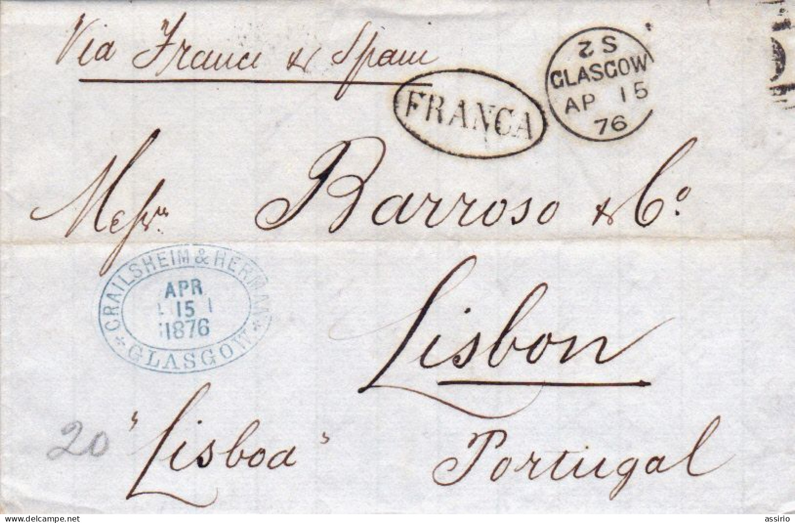 Portugal   7 Cartas  Antigas 5 Enviadas Para Lisboa - ...-1853 Voorfilatelie