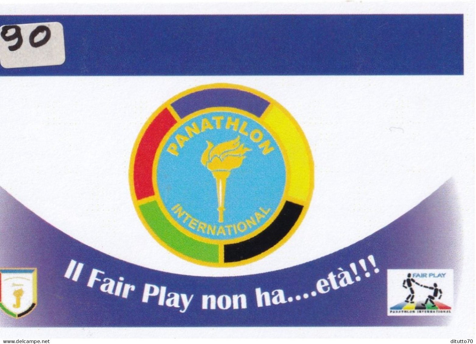 Calendarietto - Panathlon - Internazional - Anno 1990 - Tamaño Pequeño : 1981-90