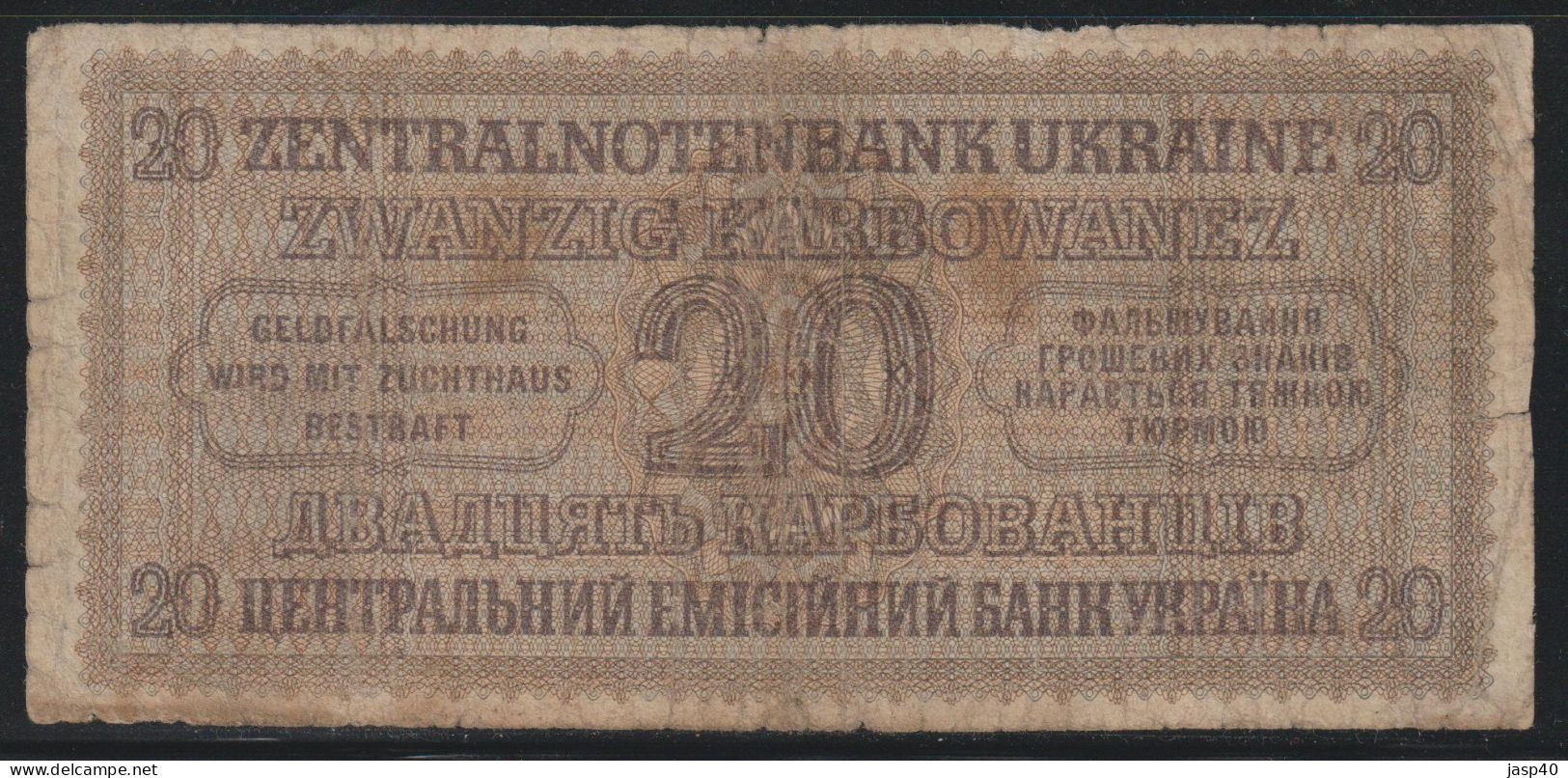 UCRANIA - 20 KARBO DE 1942 - Ucrania