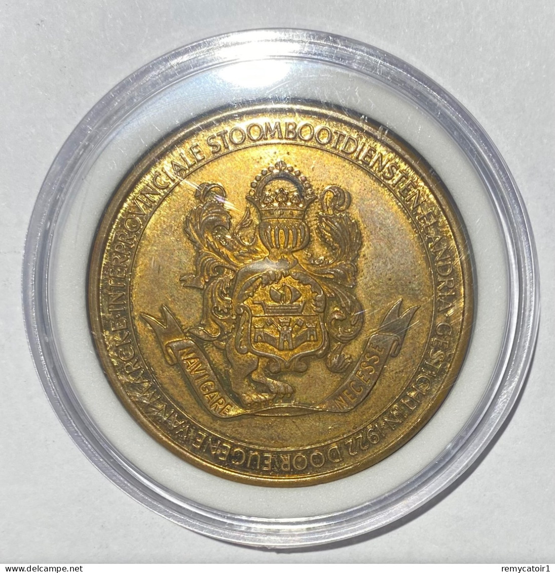 60 Jaar Flandria, Stoombootmaatschappij Antwerpen Anvers Belgie (Token, Penning) - Sonstige & Ohne Zuordnung