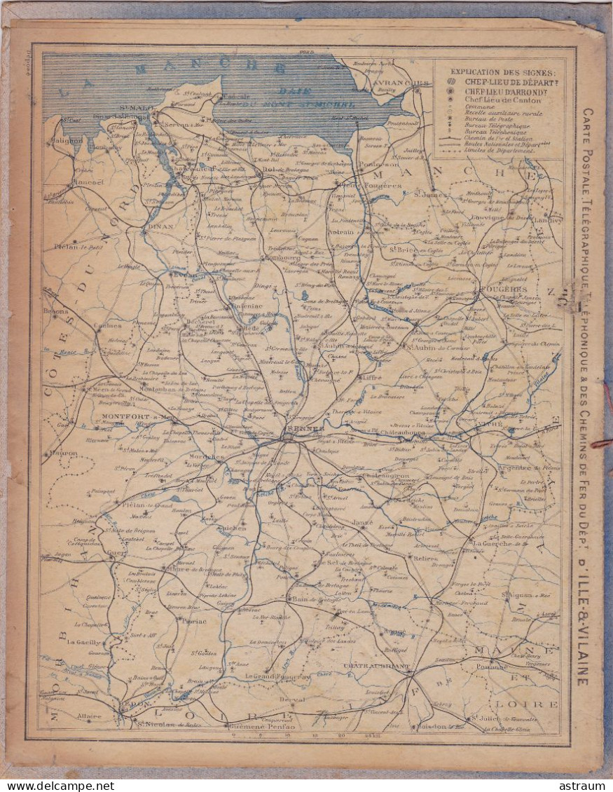 Lot 2 Calendrier Almanach Complet 1928 & 1947.- Illustrateur Breuzard & Penible Retraite  - Imp. Oberthur - Tamaño Grande : 1921-40