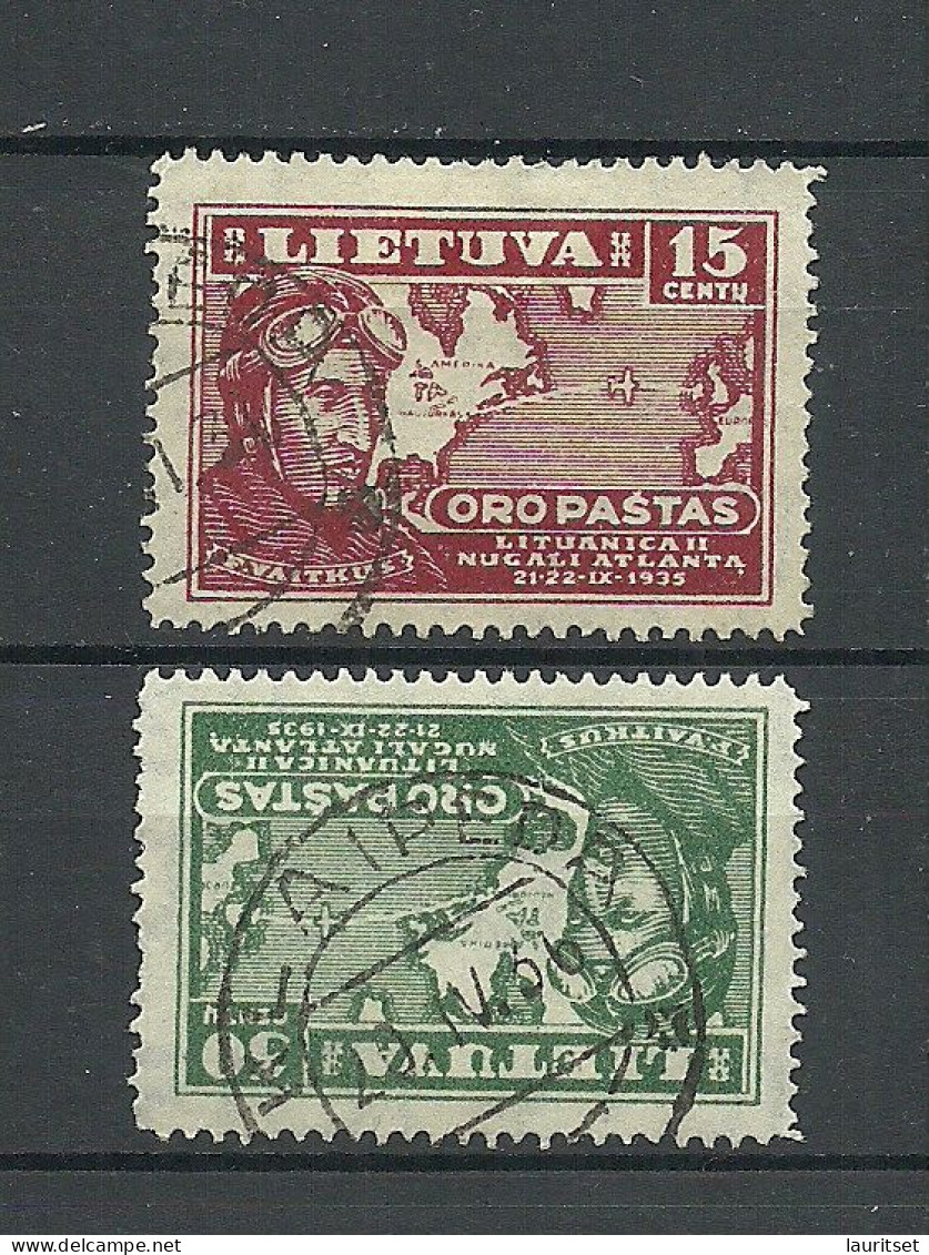 LITAUEN Lithuania 1936 O KLAIPEDA Michel 405 - 406 - Lituania