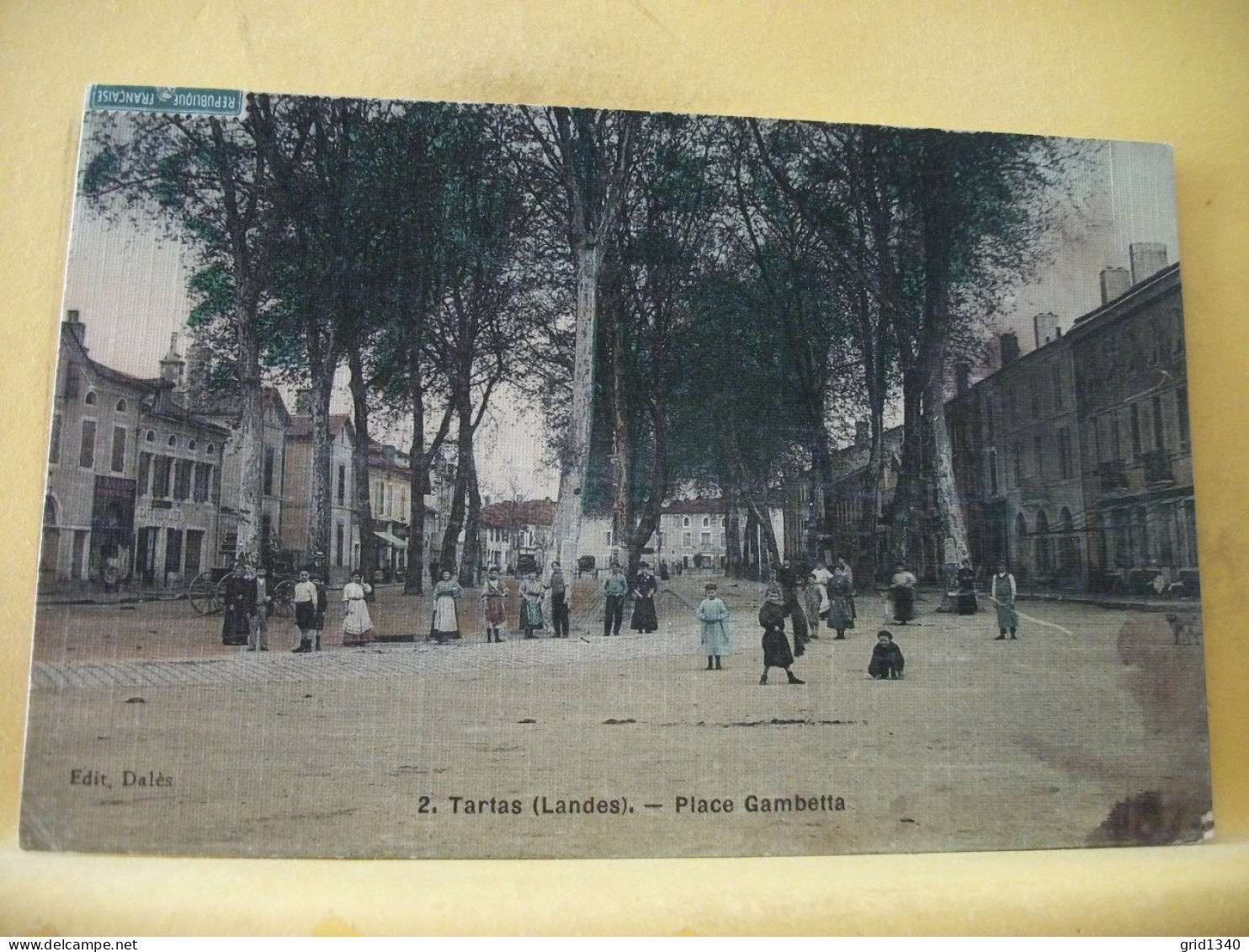 40 3233 CPA 1909 - VUE DIFFERENTE N° 1 - 40 TARTAS - PLACE GAMBETTA - ANIMATION. - Tartas