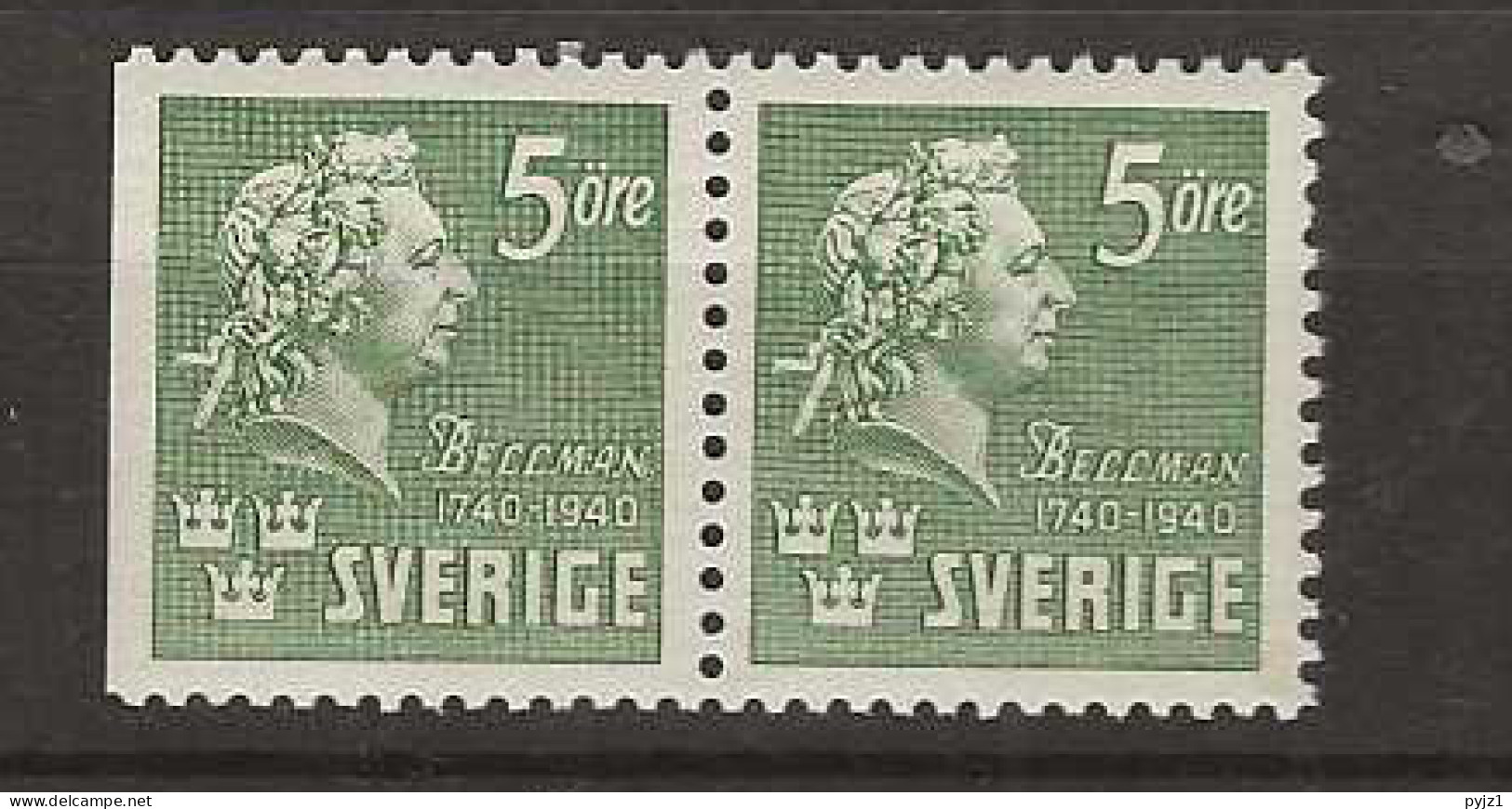 1939 MNH Sweden Mi 277-DB  Postfris** - Nuevos