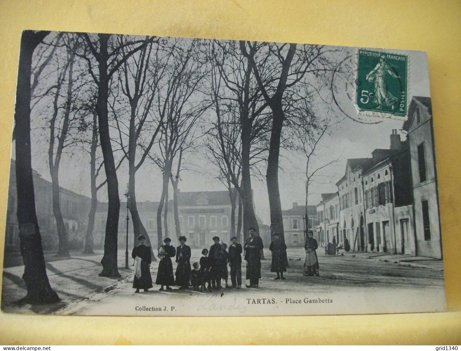 40 3235 CPA 1910 - AUTRE VUE DIFFERENTE N° 2 - 40 TARTAS - PLACE GAMBETTA - ANIMATION. - Tartas