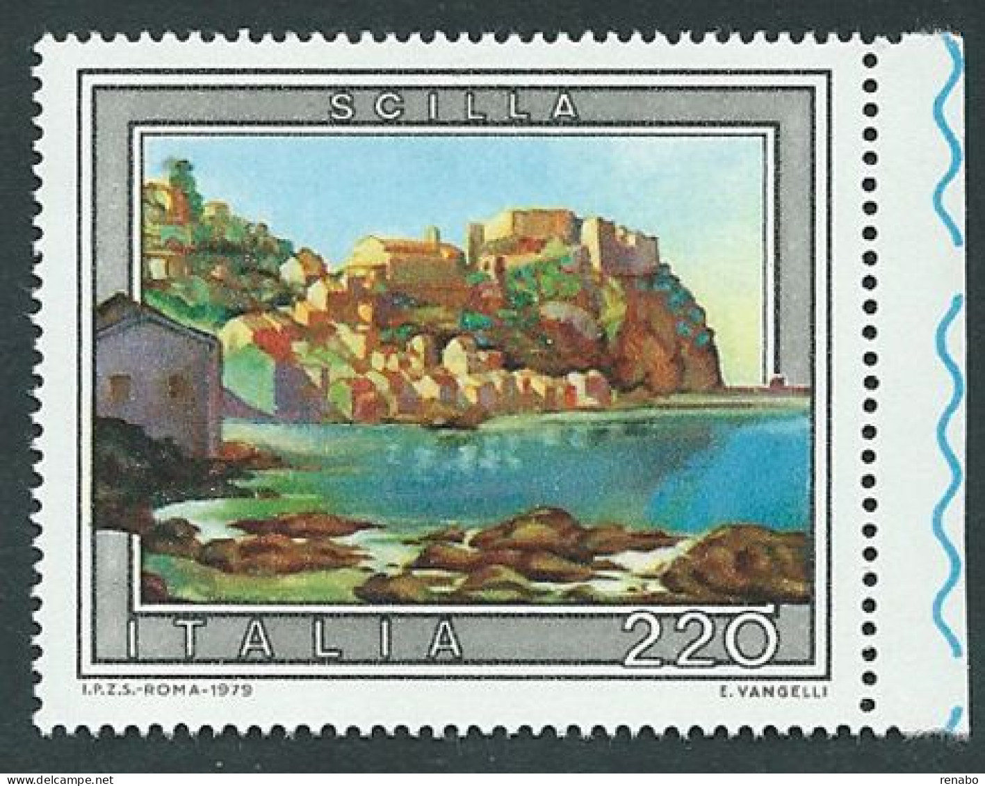 Italia, Italy, Italie, Italien 1979; Castello Ruffo Di Calabria A Scilla, All' Ingresso Dello Stretto Di Messina. - Castles