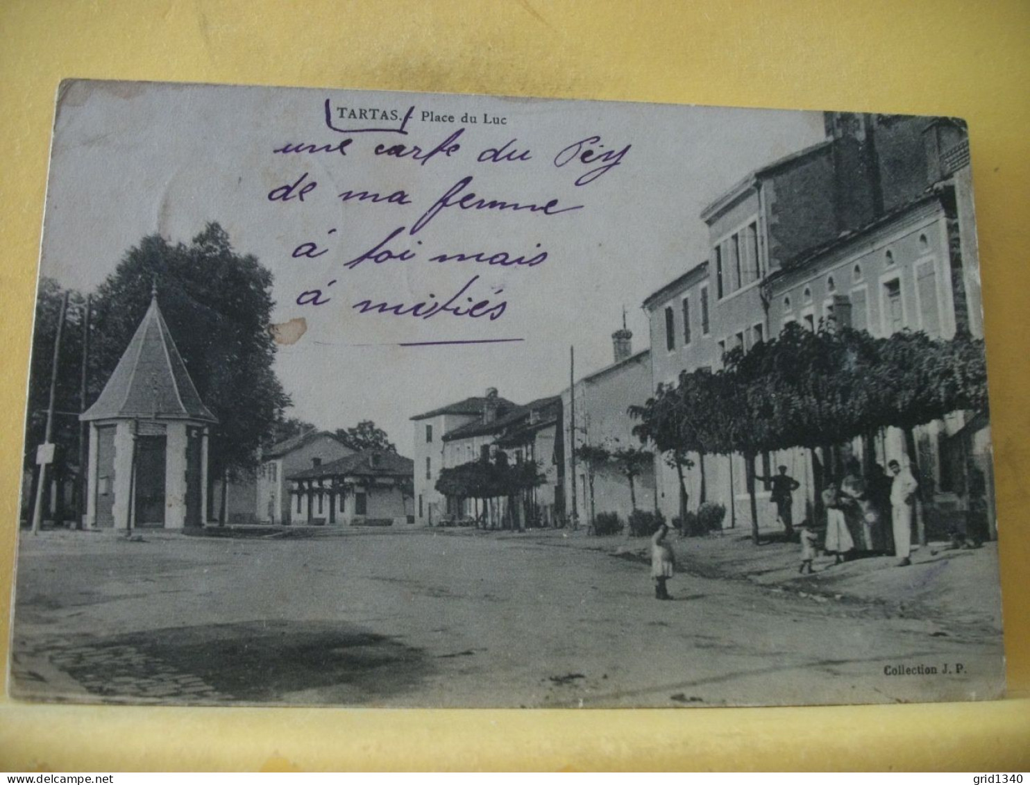 40 3239 CPA 1909 - AUTRE VUE DIFFERENTE N° 2 - 40 TARTAS - PLACE DU LUC - ANIMATION - Tartas