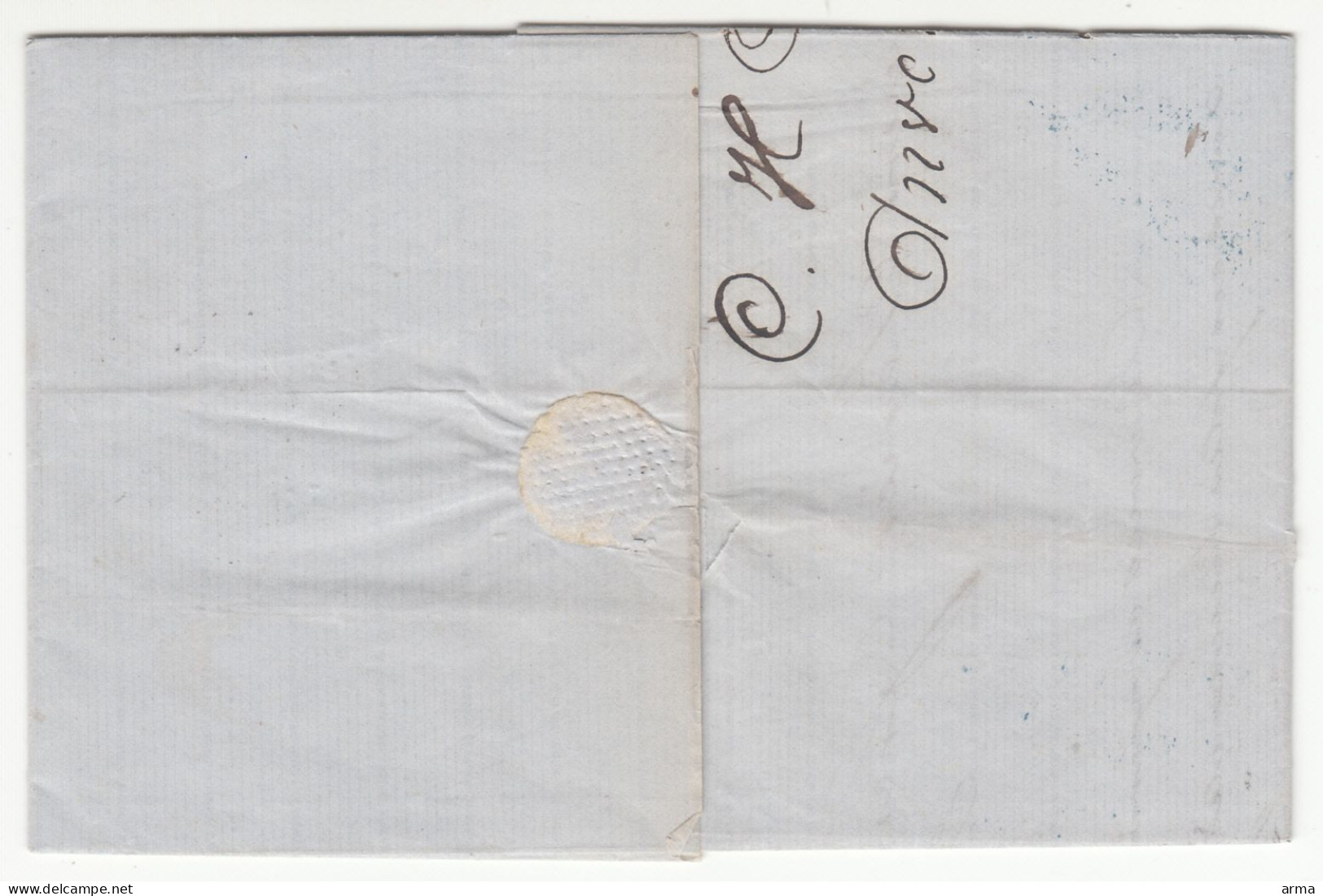 Anvers  20c Brun - Lettre  Pour Paris Via Erquelines 18 Juillet 1866 - 1865-1866 Profil Gauche