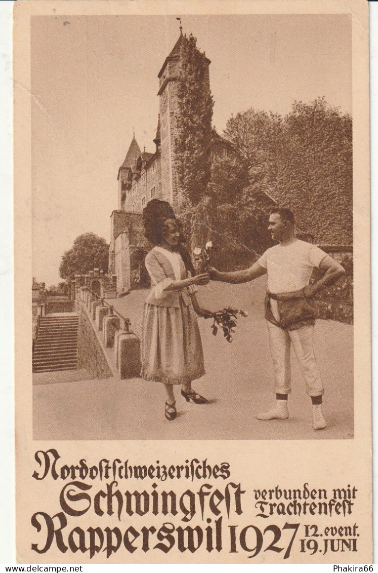 NORDOSTSCHWEIZERISHES SCHWINGFEST RAPPERSWIL 1927 - Rapperswil-Jona