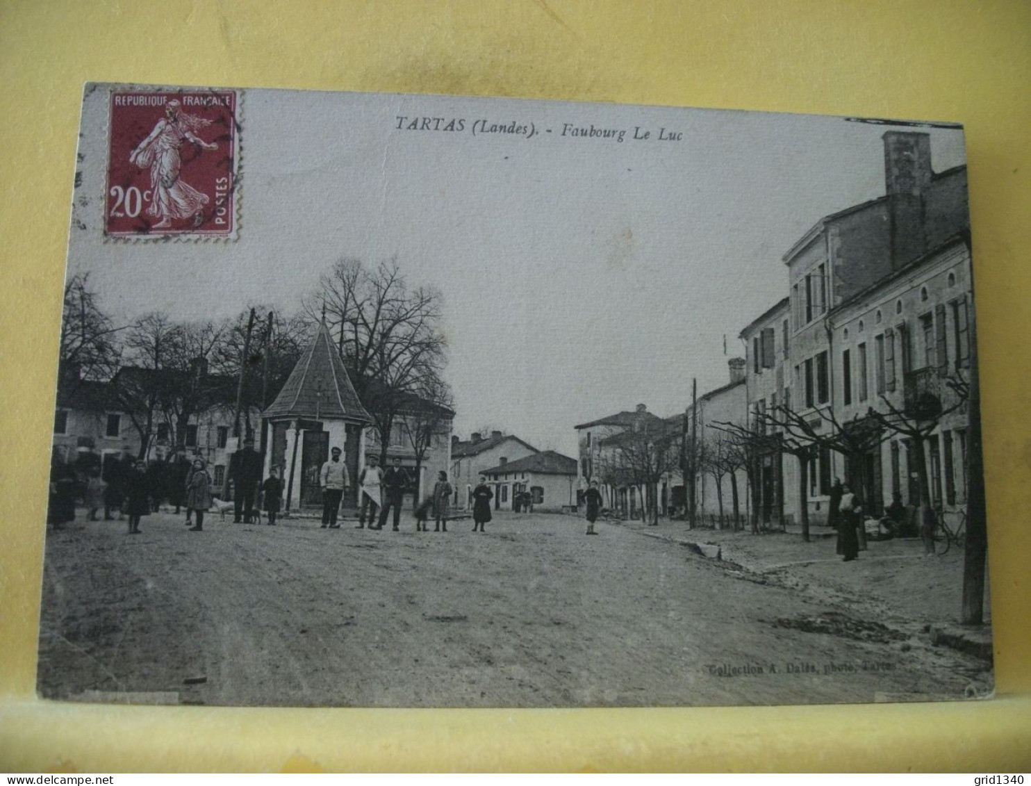 40 3245 CPA 1925 - AUTRE VUE ET LEGENDE DIFFERENTE N° 4 - 40 TARTAS - FAUBOURG LE LUC - ANIMATION - Tartas