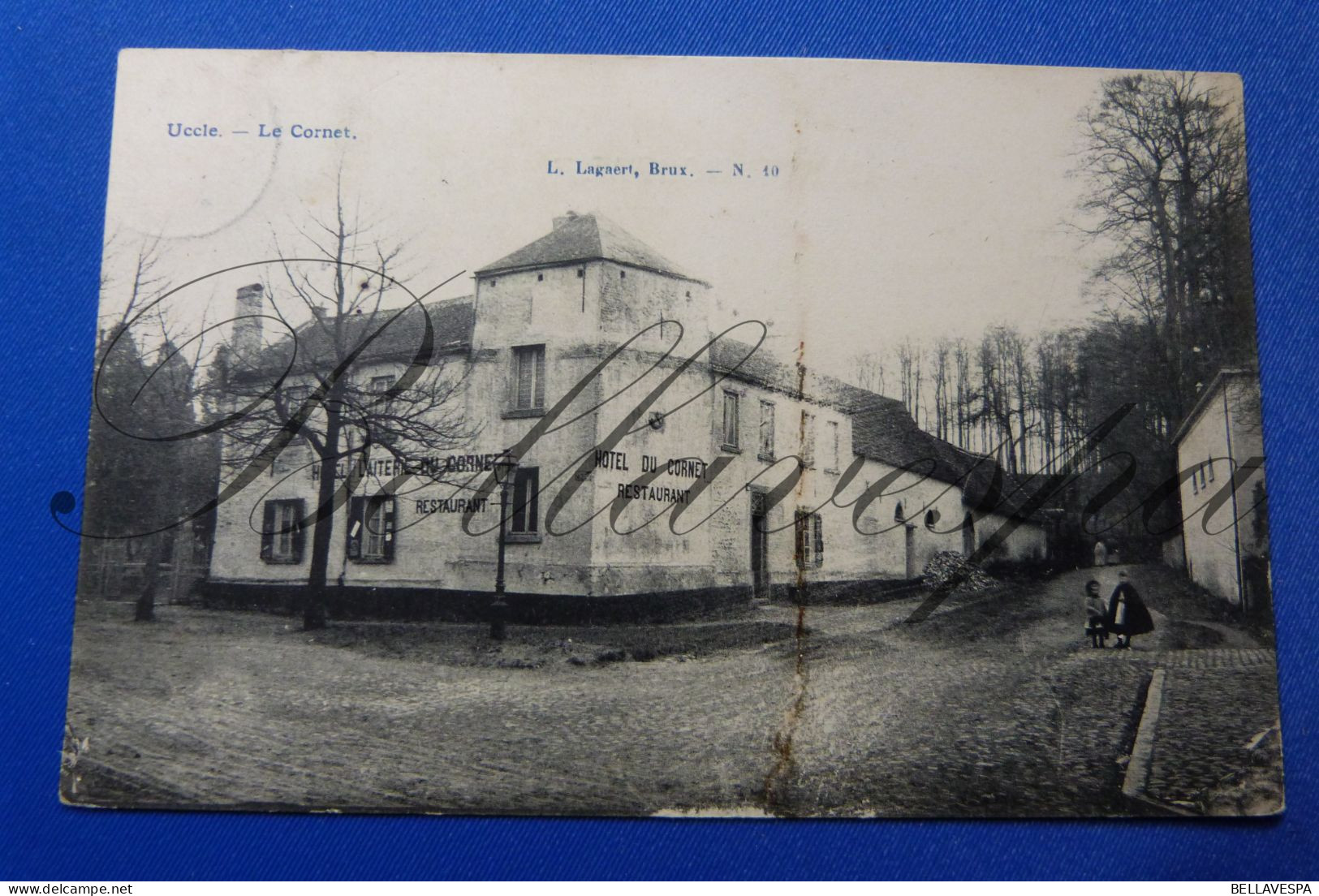 Ukkel Uccle Hotel Laiterie Le Cornet Restaurant  Lagaert N° 19  1908 - Restaurantes