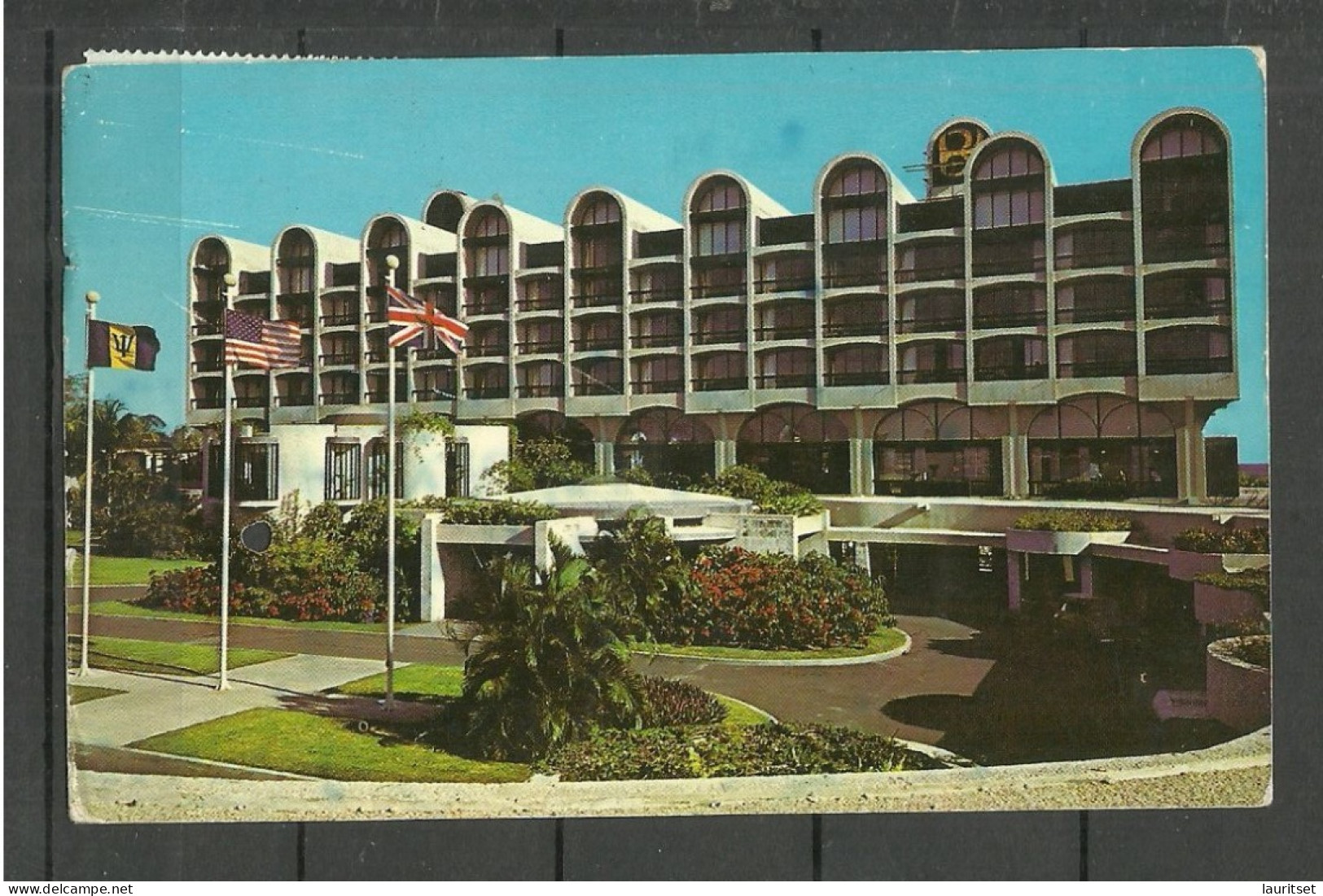 BARBADOS West Indies Hilton Hotel, Sent To Finland 1979. Rare Destination - Barbades