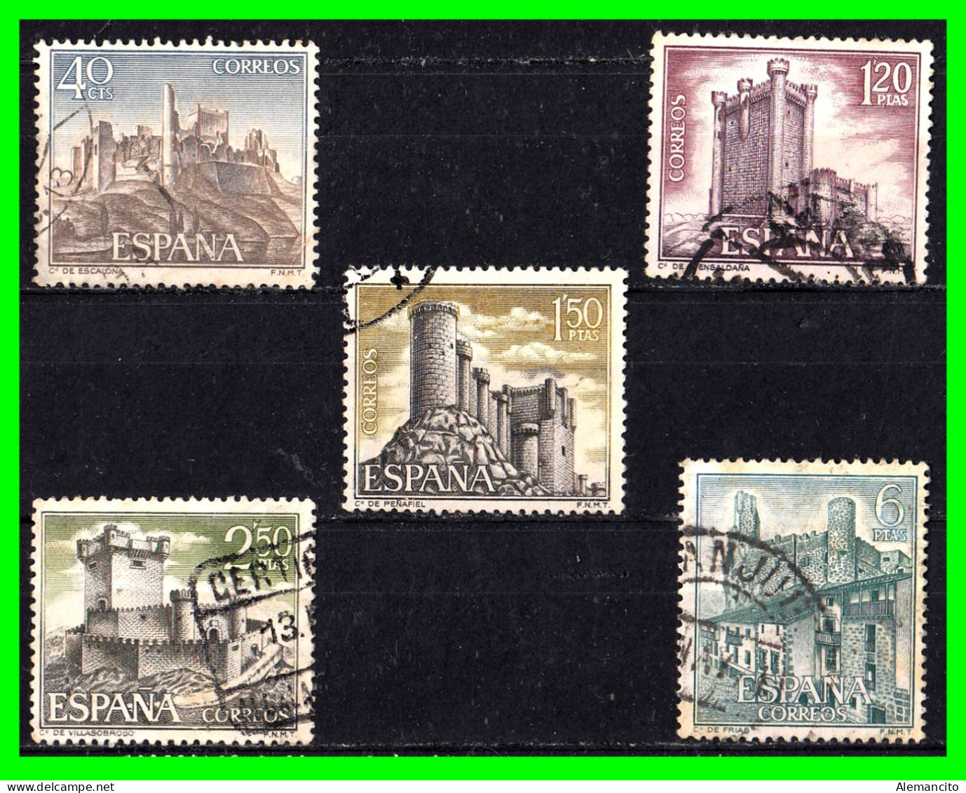 ESPAÑA.-  SELLOS AÑOS 1969 -. CASTILLOS DE ESPAÑA .- SERIE .- - Used Stamps