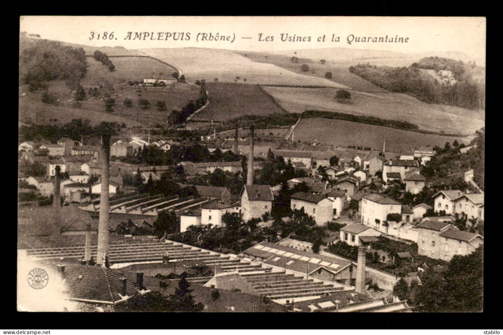 69 - AMPLEPUIS - LES USINES ET LA QUARANTAINE - Amplepuis