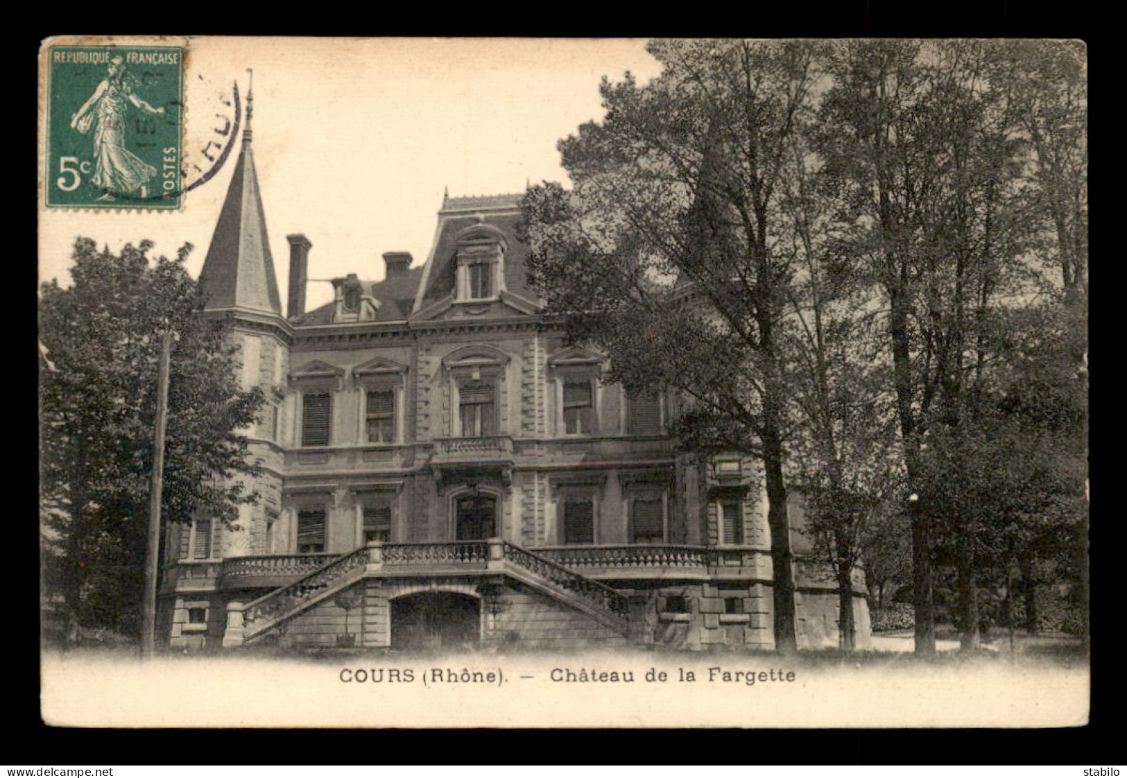 69 - COURS - CHATEAU DE LA FARGETTE - Cours-la-Ville