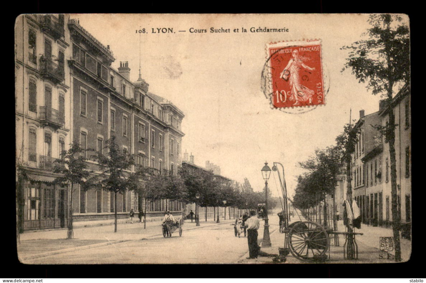 69 - LYON - COURS SUCHET ET LA GENDARMERIE - Lyon 4