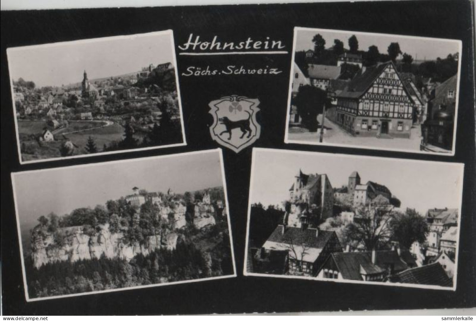 76859 - Hohnstein - 4 Teilbilder - 1961 - Hohnstein (Sächs. Schweiz)