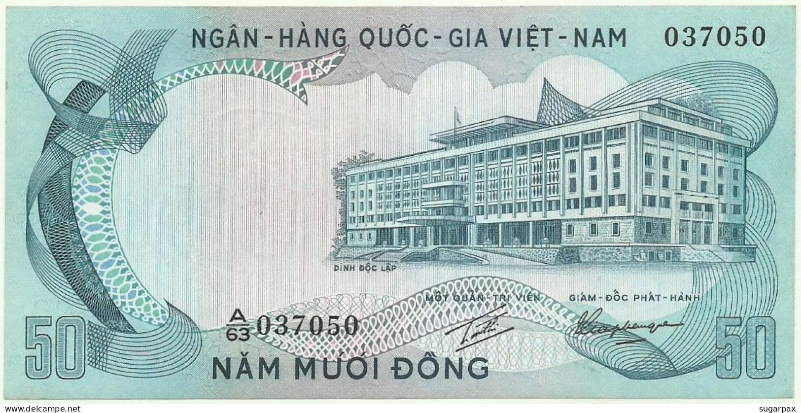 SOUTH VIET NAM - 50 DONG - ND ( 1972 ) - P 30 - SÉRIE A/63 - VIETNAM - Viêt-Nam