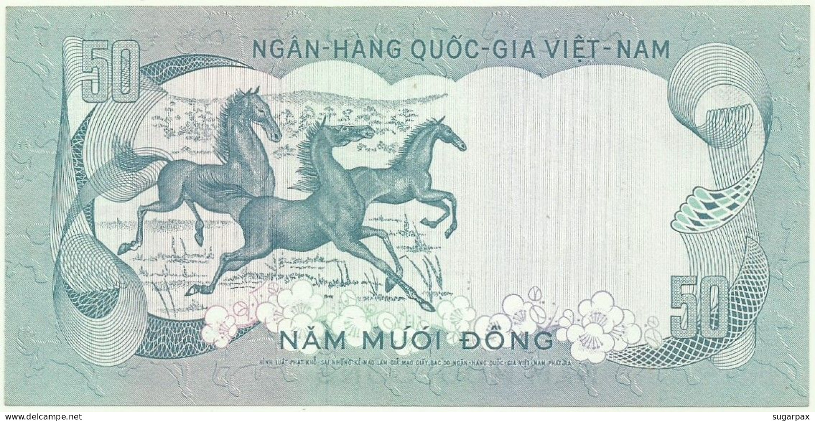 SOUTH VIET NAM - 50 DONG - ND ( 1972 ) - P 30 - SÉRIE A/63 - VIETNAM - Viêt-Nam