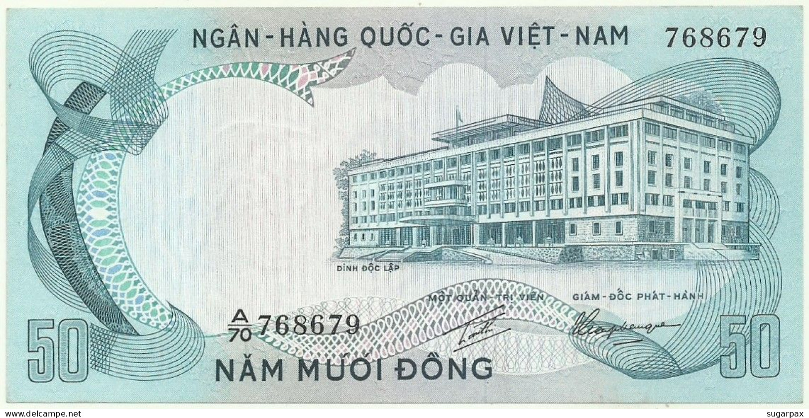 SOUTH VIET NAM - 50 DONG - ND ( 1972 ) - P 30 - SÉRIE A/70 - VIETNAM - Vietnam