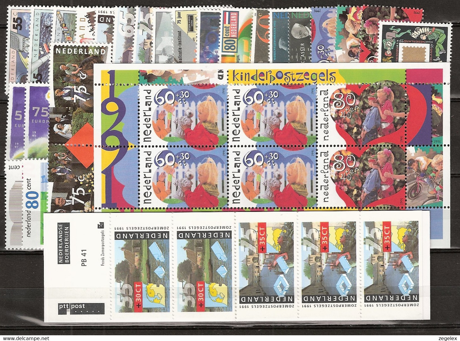 1991 Jaargang Nederland + DECEMBER SheetPostfris/MNH** - Volledig Jaar