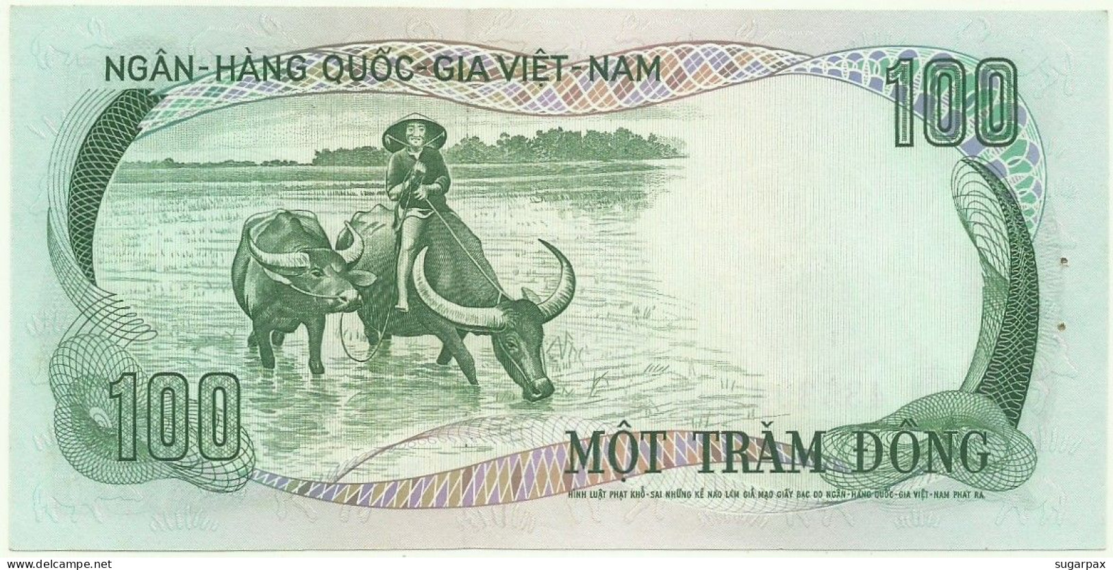 SOUTH VIET NAM - 100 DONG - ND ( 1972 ) - P 31 - SÉRIE A/37 - VIETNAM - Viêt-Nam