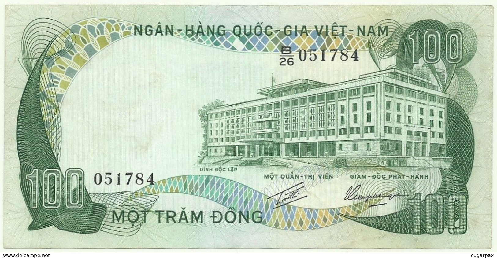 SOUTH VIET NAM - 100 DONG - ND ( 1972 ) - P 31 - SÉRIE B/26 - VIETNAM - Viêt-Nam