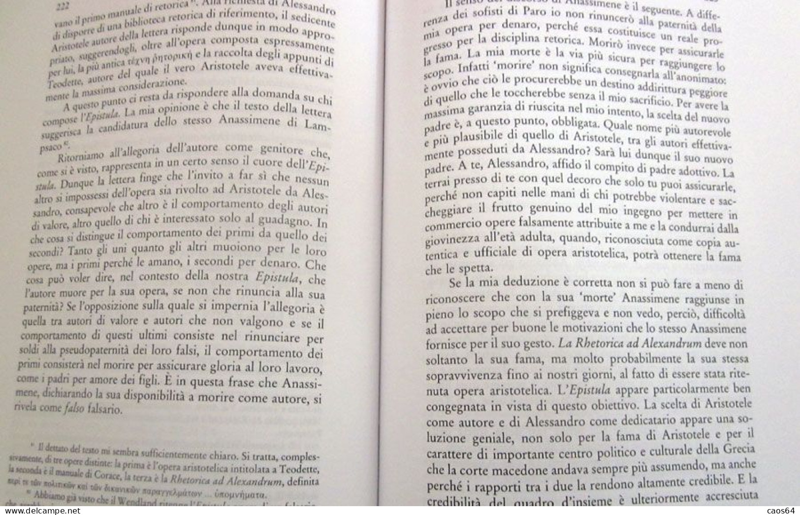 La Letteratura Pseudepigrafa Nella Cultura Greco Romana. G. Cerri Napoli 2000 AION - Anciens