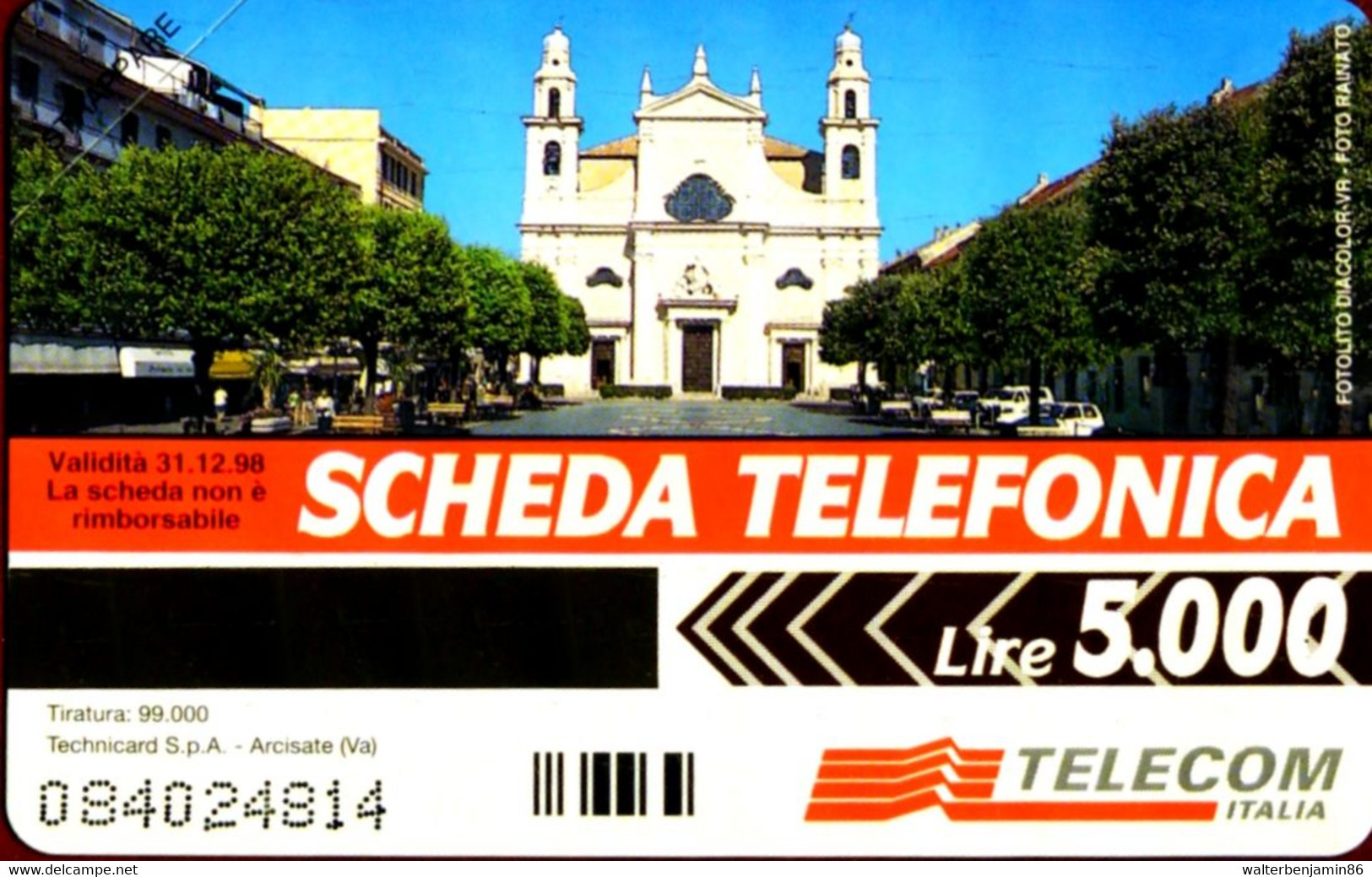 G 582 C&C 2630 SCHEDA TELEFONICA NUOVA MAGNETIZZATA PIETRA LIGURE - Publiques Publicitaires