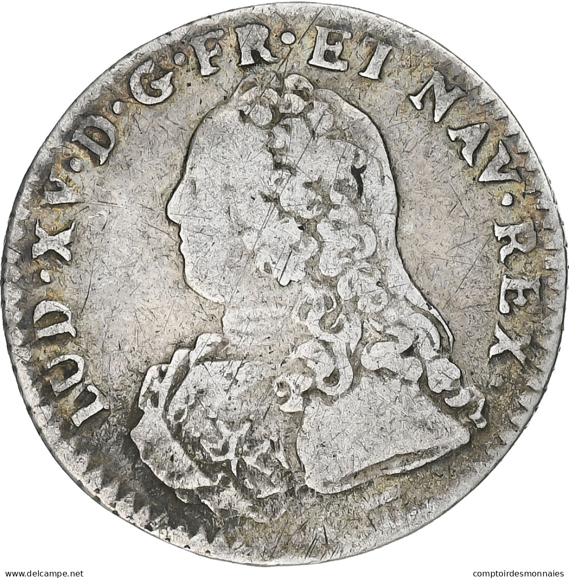 France, Louis XV, 1/10 Écu Aux Branches D'olivier, 1726, Lille, Argent, TB+ - 1715-1774 Louis  XV The Well-Beloved