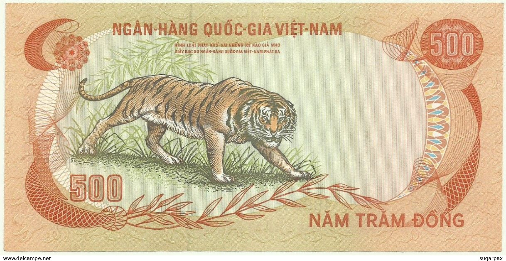 SOUTH VIET NAM - 500 DONG - ND ( 1972 ) - P 33 - Unc. - SÉRIE J3 - VIETNAM - Viêt-Nam