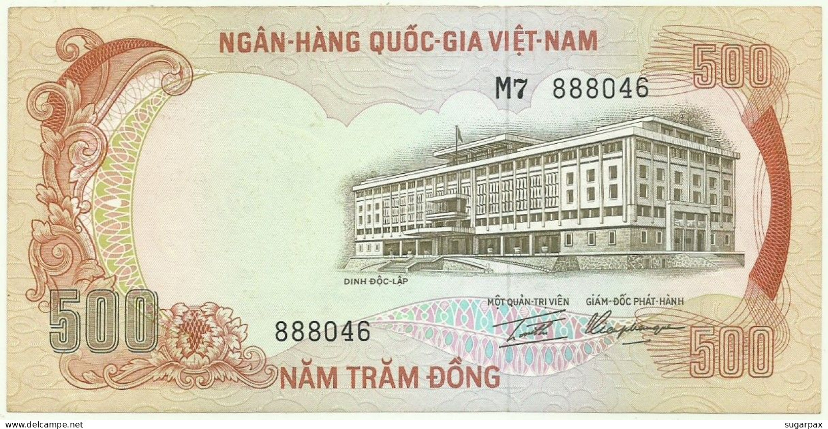 SOUTH VIET NAM - 500 DONG - ND ( 1972 ) - P 33 - SÉRIE M7 - VIETNAM - Vietnam