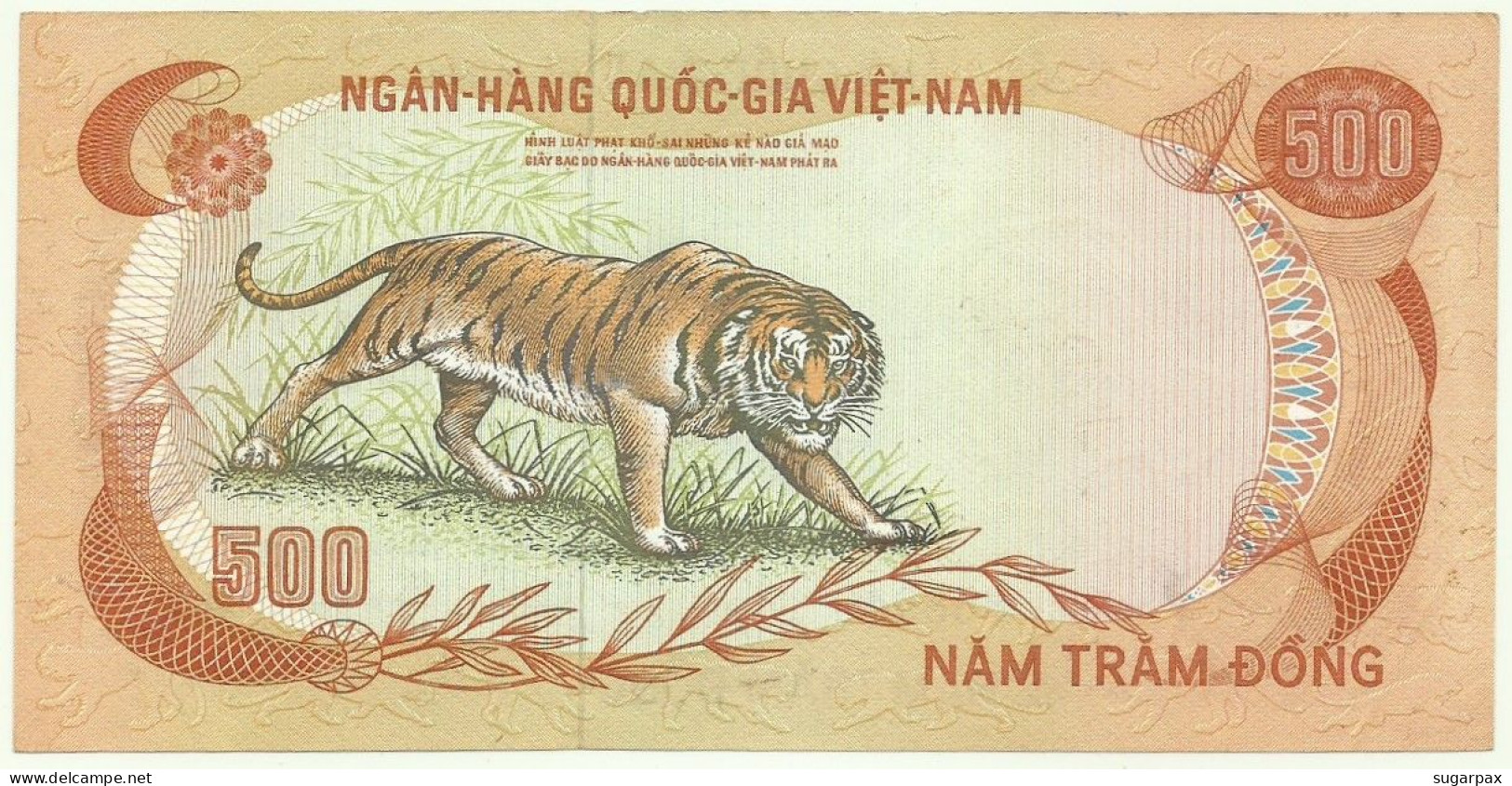 SOUTH VIET NAM - 500 DONG - ND ( 1972 ) - P 33 - SÉRIE M7 - VIETNAM - Viêt-Nam