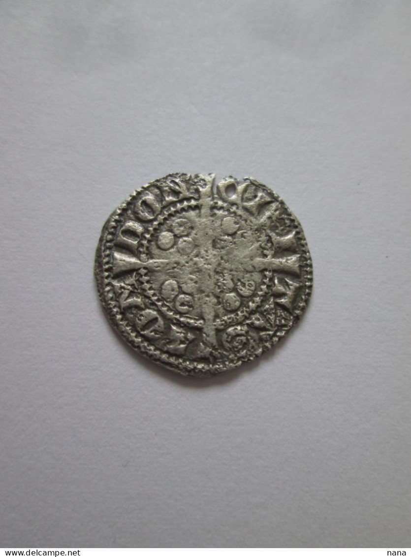 Rare! Great Britain 1 Penny 1279 Silver/Argent.925 Coin King Edward I,Royal Mint Tower Of London - 1066-1485 : Late Middle-Age