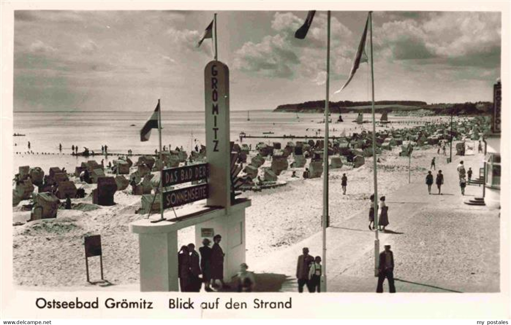 73968584 Groemitz_Ostseebad Blick Auf Den Strand - Grömitz