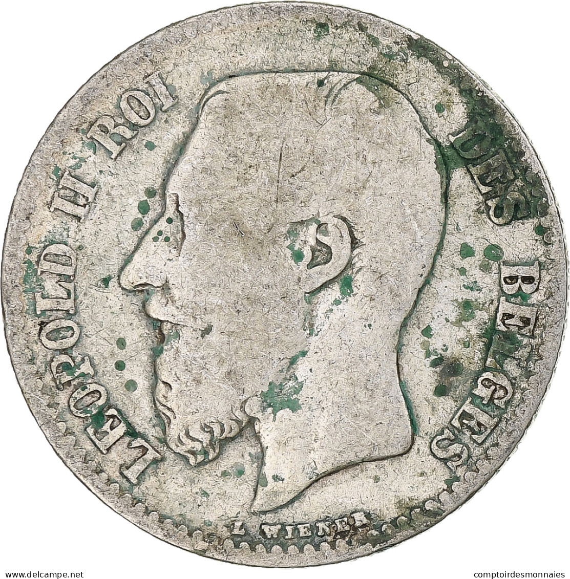 Belgique, Leopold II, Franc, 1867, Bruxelles, Argent, TB, KM:28 - 1 Frank