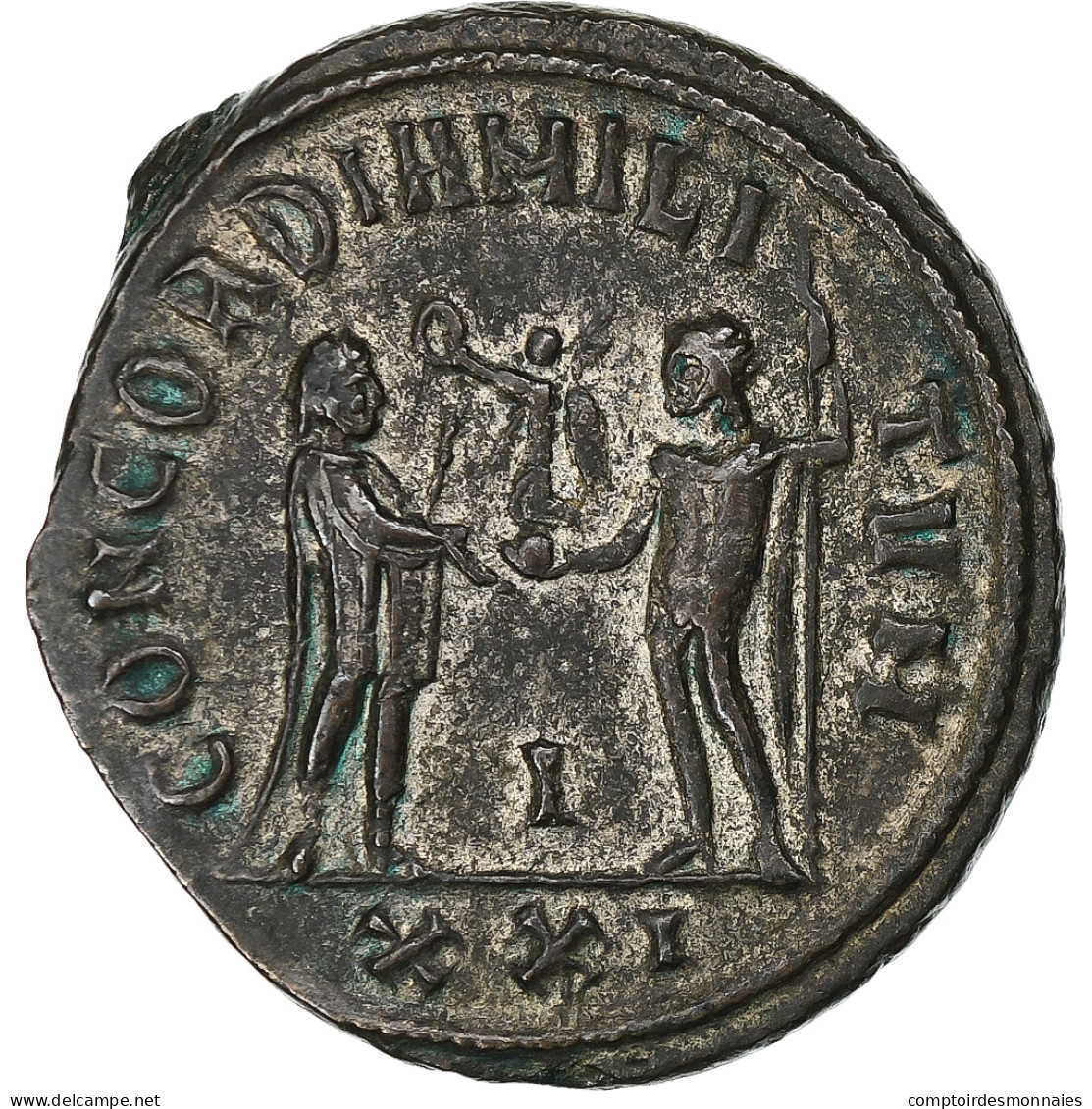 Dioclétien, Aurelianus, 293-295, Antioche, Billon, TTB+, RIC:322 - The Tetrarchy (284 AD To 307 AD)