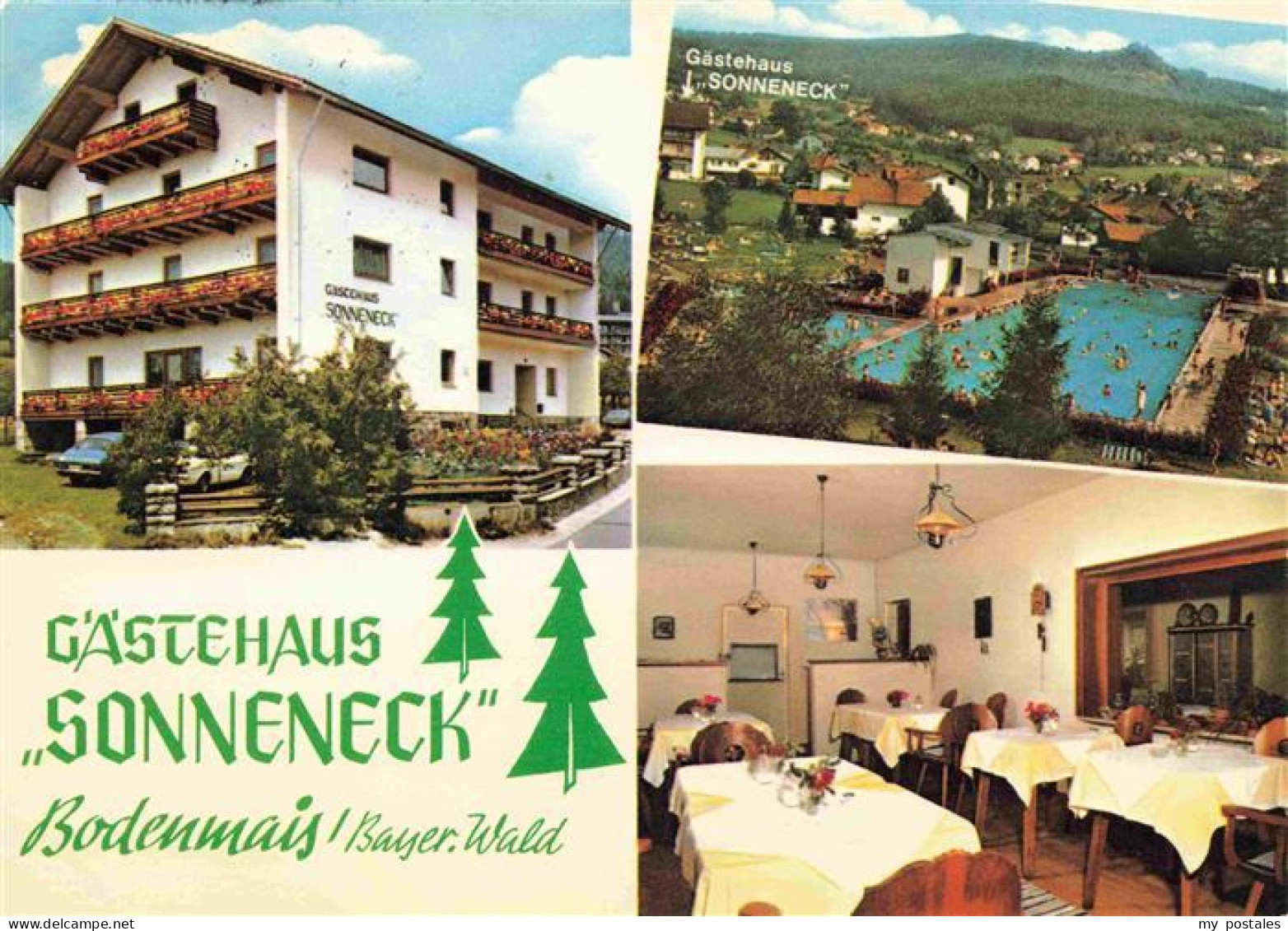 73968493 Bodenmais Gaestehaus Sonneneck Gastraum Schwimmbad - Bodenmais