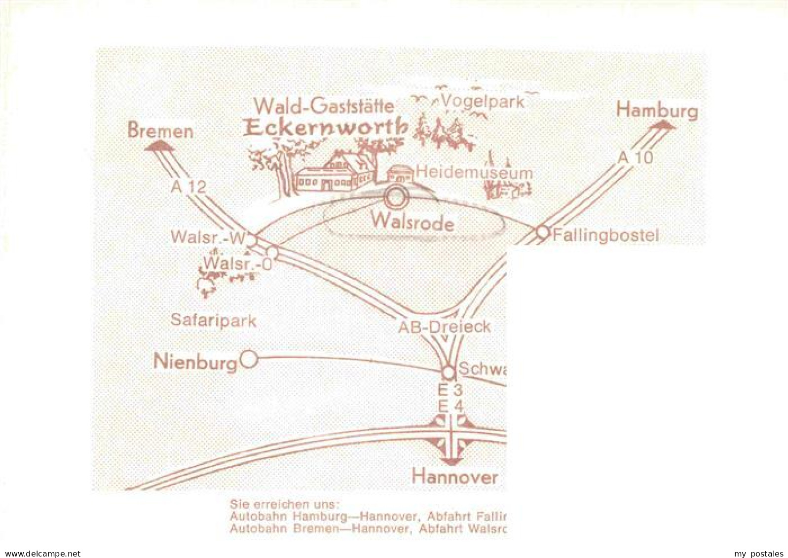 73968461 Walsrode_Lueneburger_Heide Waldgaststaette Eckernworth Speisesaal  - Walsrode