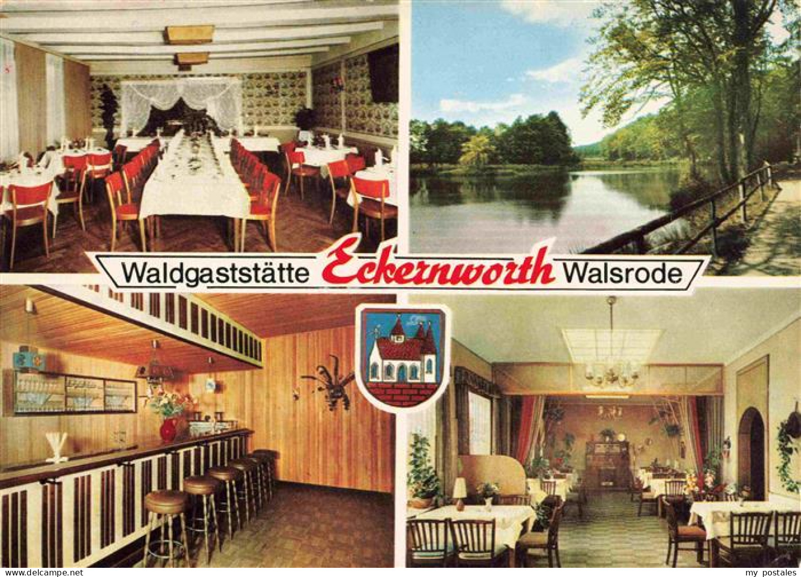 73968458 Walsrode_Lueneburger_Heide Waldgaststaette Eckernworth Speisesaal Gastr - Walsrode