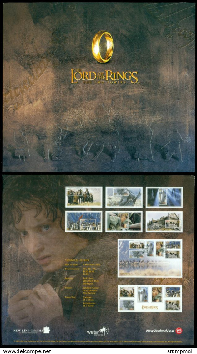New Zealand 2002 Lord Of The Rings LOTR The Two Towers Presentation Pack MUH (XL) - Presentation Packs